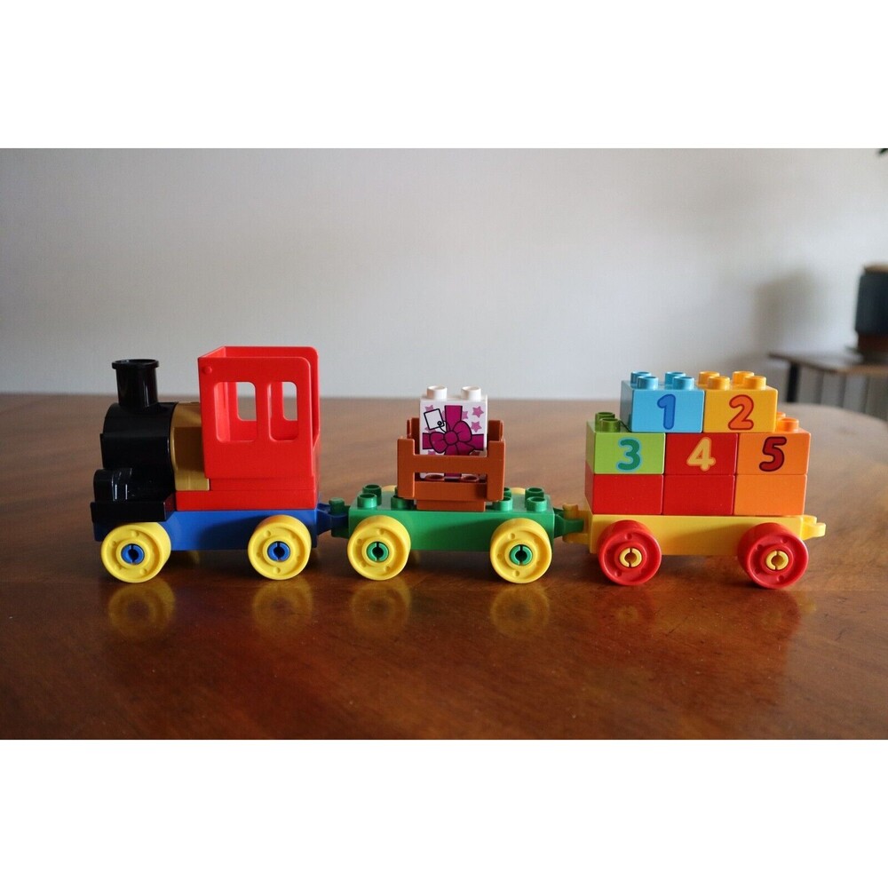 Lego Duplo Train Engine Freight Car Numbers 1 2 3 4 5 Gift Block Add on Pieces